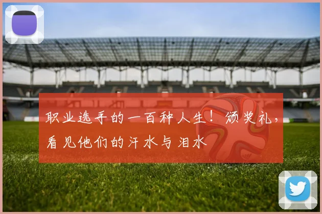职业选手的一百种人生！颁奖礼，看见他们的汗水与泪水