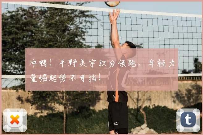 冲鸭!平野美宇积分领跑,年轻力量崛起势不可挡!