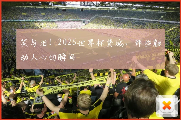 笑与泪！2026世界杯费城，那些触动人心的瞬间