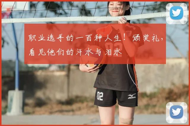 职业选手的一百种人生！颁奖礼，看见他们的汗水与泪水